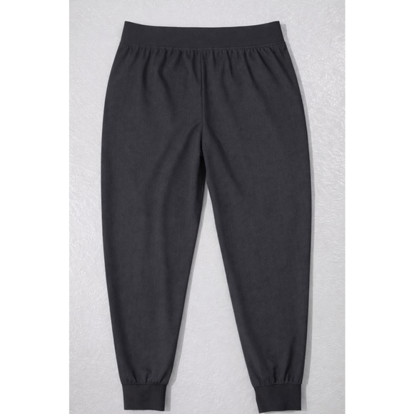 Women's ClimateRight by Cuddl Duds Grey Heather Joggers S Pockets Athleisure - Picture 3 of 9